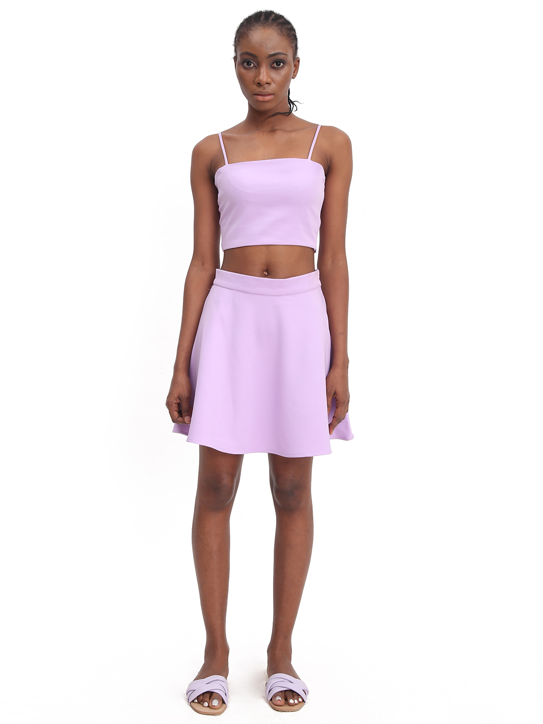 Flared Skirt Lavender -2